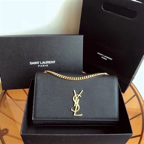 black ysl clutch replica